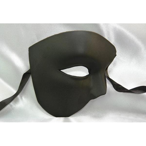 Elegant Black Venetian Phantom Mask for Masquerade Balls, Halloween Costumes & Themed Parties – Perfect for Gothic Events & Venetian Carnival