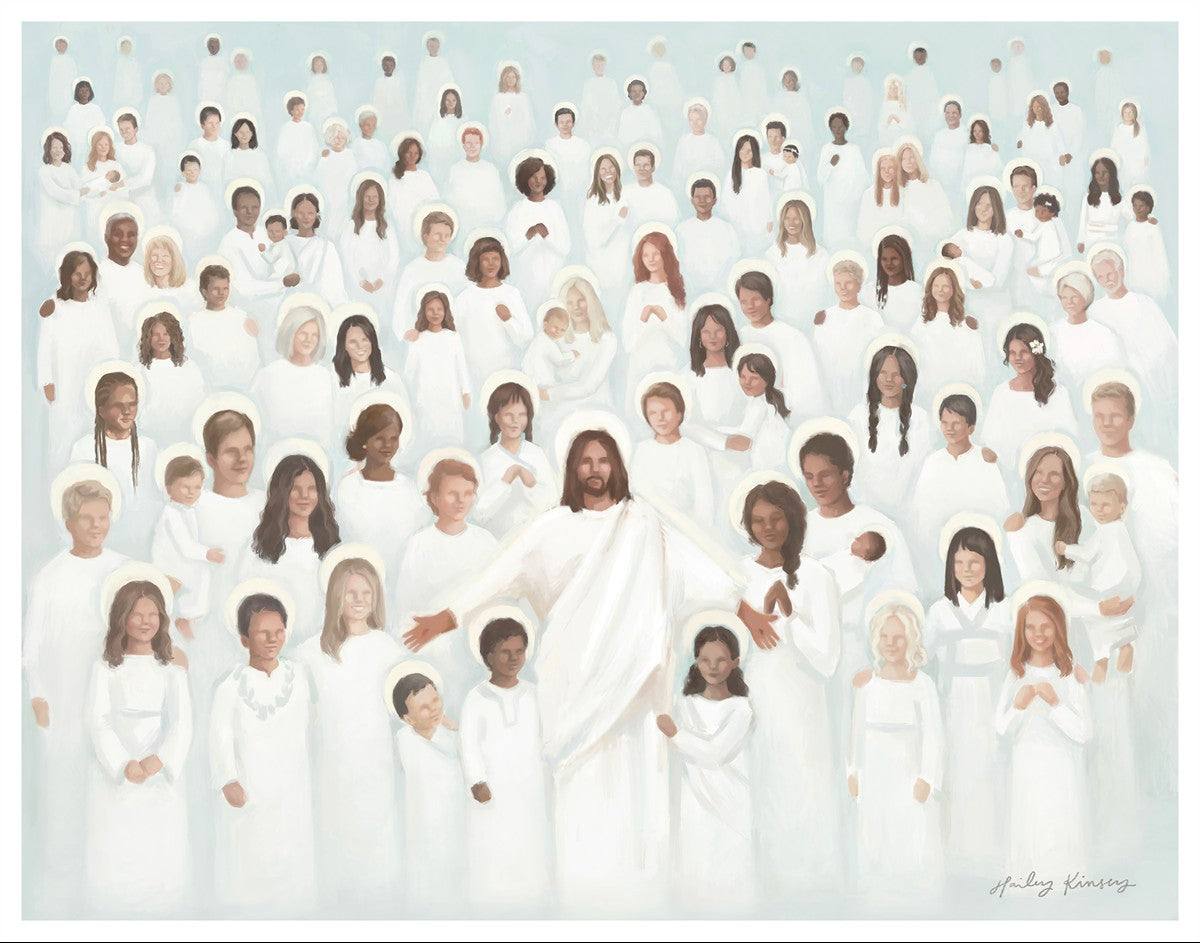 Body Of Christ By Hailey Kinsey - Inspirational Christian Wall Art for Home & Church Decor - Perfect for Living Room, Bedroom & Prayer Space