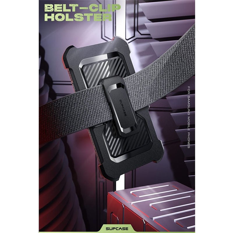 Samsung Galaxy S22 Ultra Case with Kickstand & Holster - Shockproof Protective Cover for Work, Travel & Outdoor Activities