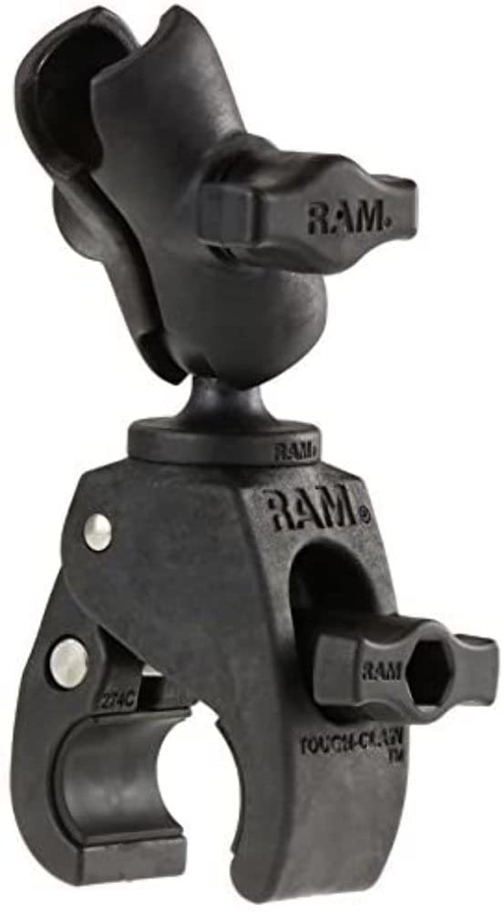 RAM Mounts RAP-B-400-201-AU UNPKD RAM TOUGH-CLAW W SHORT ARM - Durable Mount for Various Surfaces, Including Bikes and Motorcycles