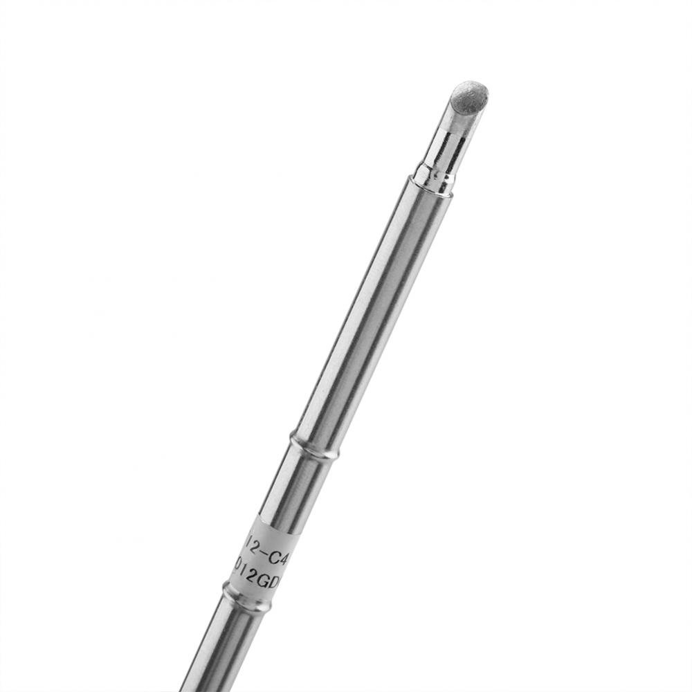 Premium T12-C4 Soldering Iron Tips 75W (200℃~480℃) - High-Quality Replacement Tips for FX-951 Rework Station | Perfect for Electronics Repair, PCB Work & Low Temperature Soldering Projects