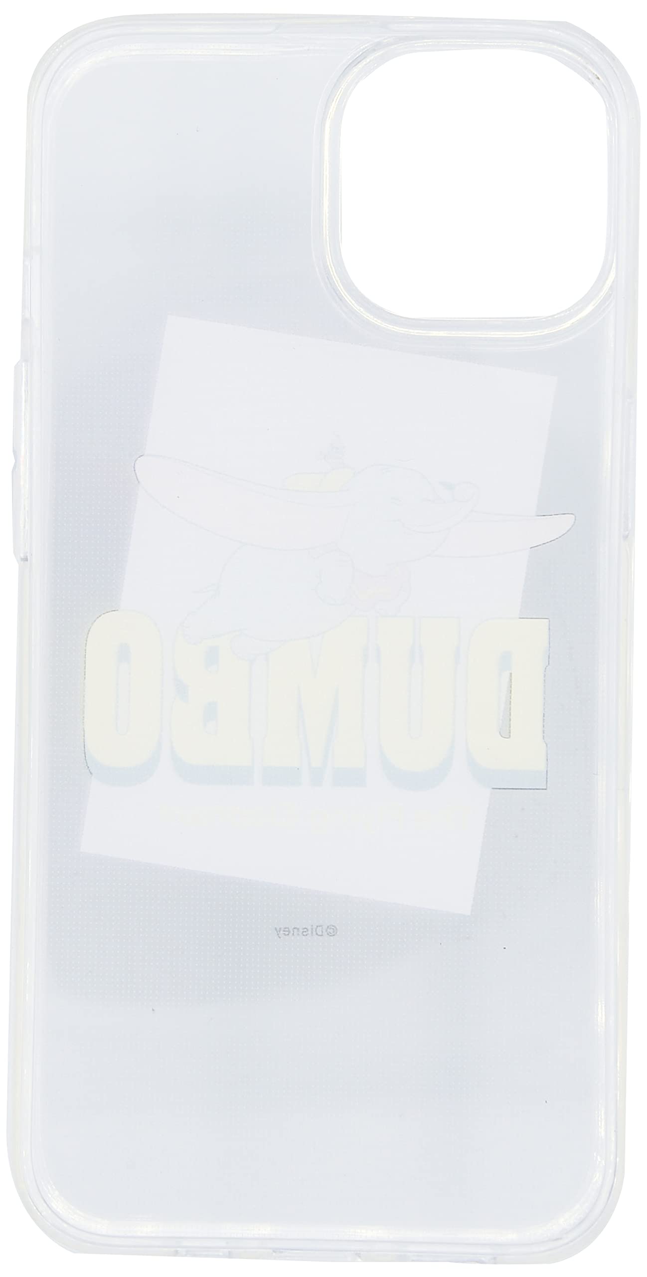 Original & Officially Licensed Disney Dumbo Pattern iPhone 14 Case - ERT GROUP Slim Fit Protective Cover with Partial Transparency for Apple iPhone 14 (Perfect for Everyday Use, Travel & Disney Fans)