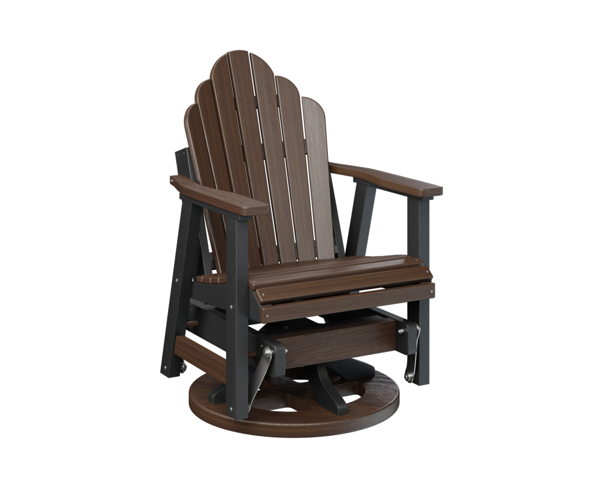 Berlin Gardens Cozi Back Swivel Glider - Outdoor Patio Rocking Chair with Cushion, Weather-Resistant for Garden, Deck, Porch & Poolside Relaxation
