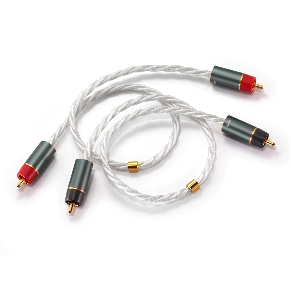 Premium DD ddHiFi RC20A RCA Audio Cable - High-Quality 20cm & 40cm Options for Home Theater, Hi-Fi Systems & Audiophile Setups