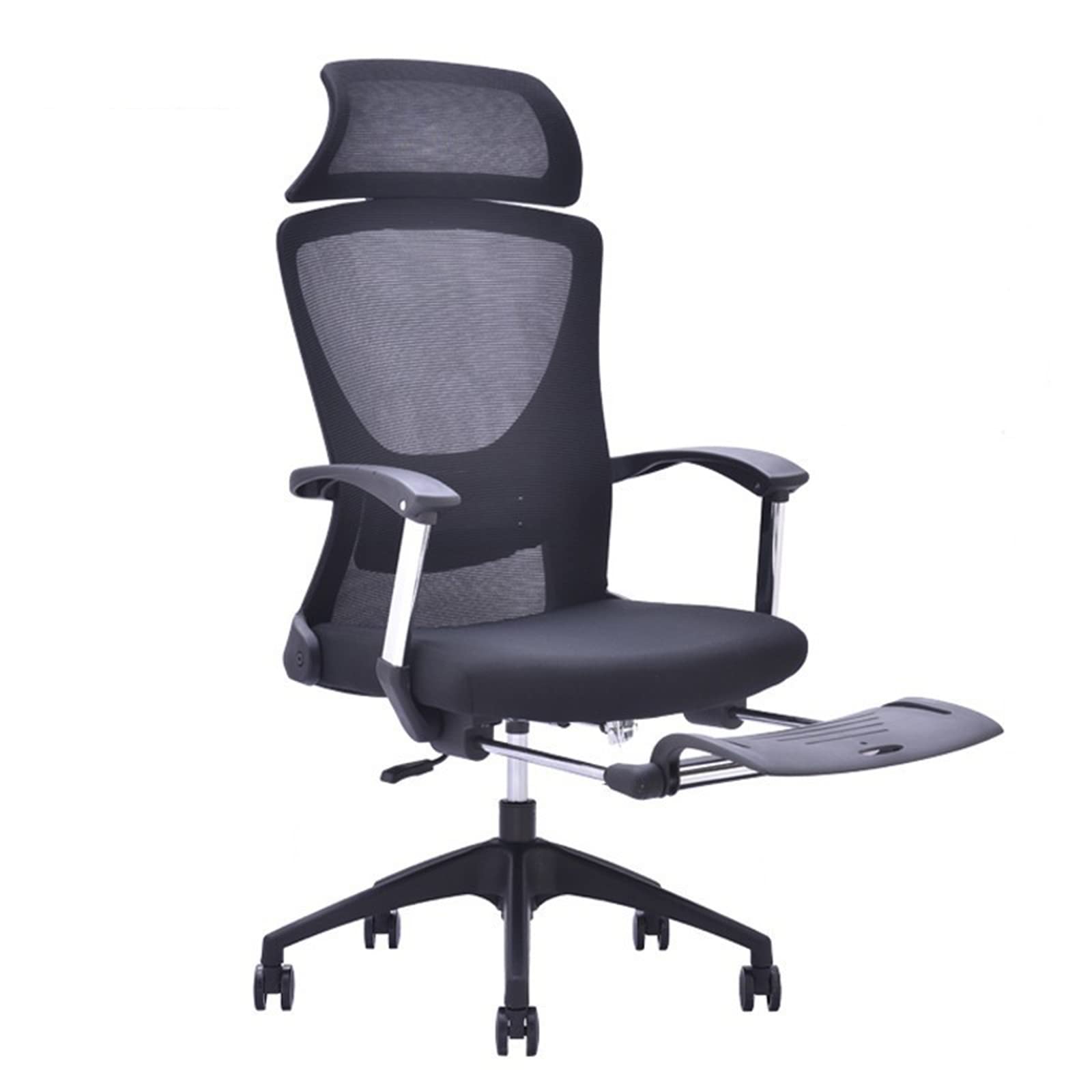 Ergonomic Home Office Chair - Adjustable Reclining Computer Desk Chair with Lumbar Support, Breathable Mesh Back & Swivel Base for Work, Gaming & Relaxation - Perfect for Long Hours Sitting, Online Meetings & Lunch Breaks