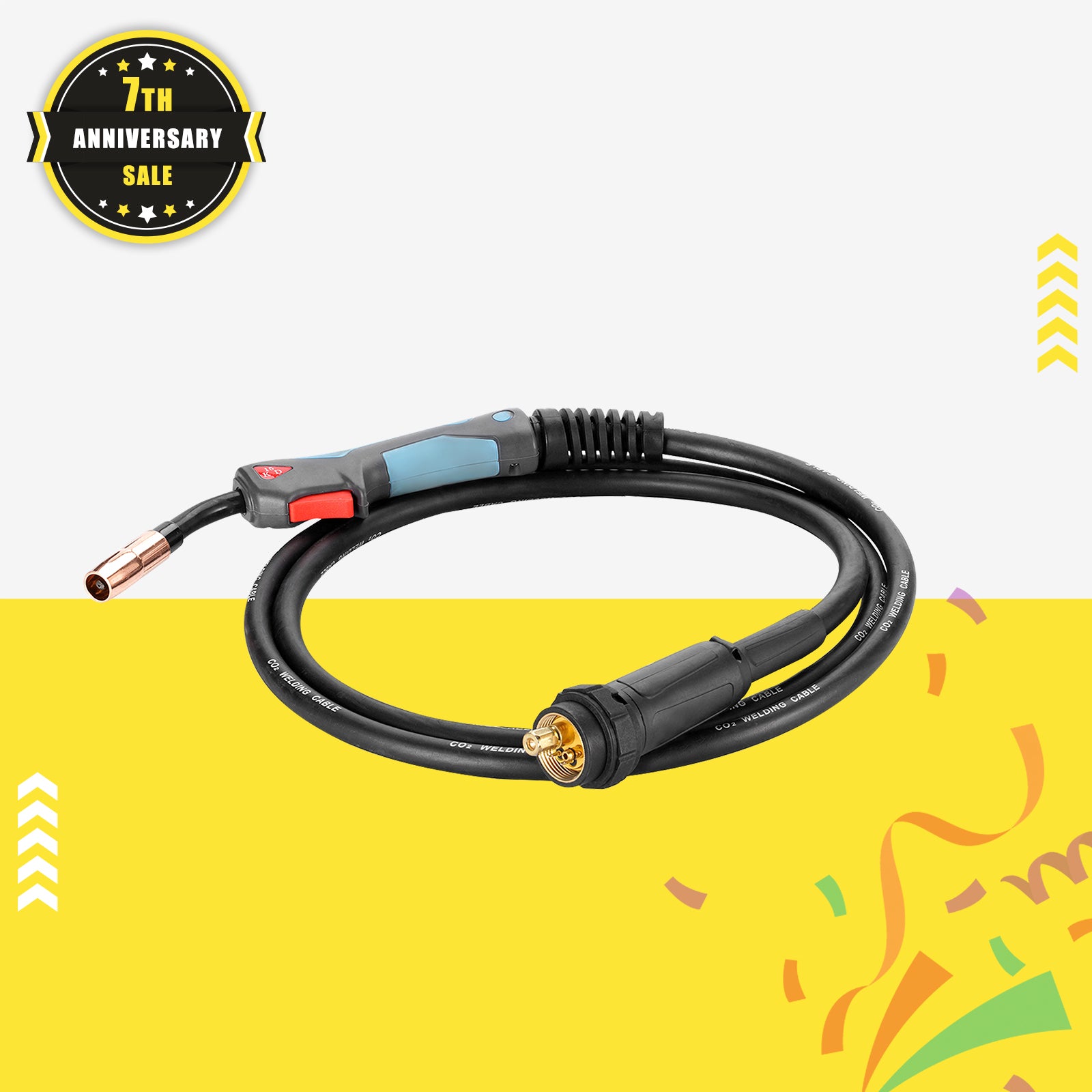 SSimder 15AK MIG Welding Torch Gun with Euro Connection - Professional Welding Tool for Metal Fabrication, Auto Repair & DIY Projects