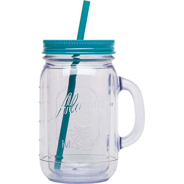 Aladdin Classic Insulated Mason Jar Tumbler 32oz (946mL) - Double Wall Vacuum Stainless Steel Water Bottle for Coffee, Tea & Cold Drinks - Perfect for Home, Office, Travel & Outdoor Activities