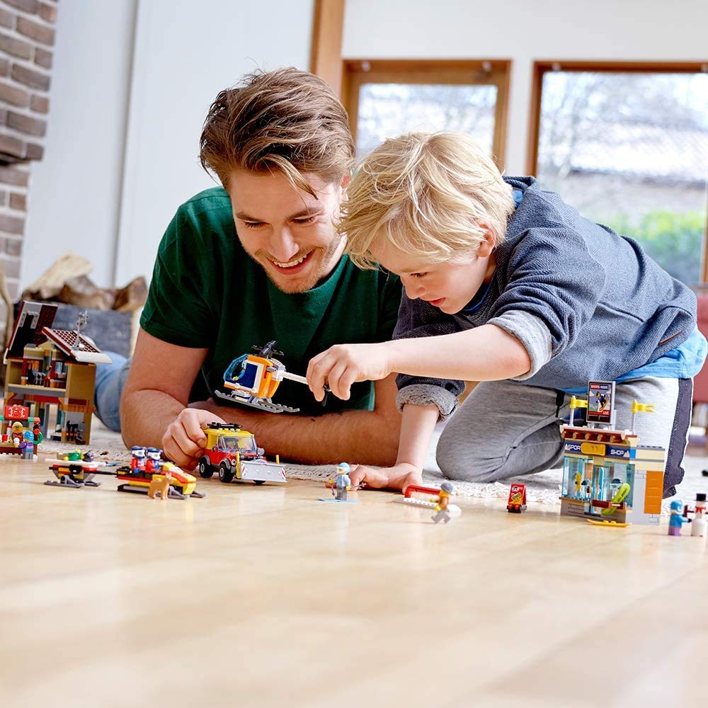 LEGO City Ski Resort 60203 Building Kit - 806 Piece Snow-Themed Construction Toy for Kids Ages 6-12 | Creative Play, Winter Themed Gift & STEM Learning | Perfect for Birthday Presents & Holiday Decorations