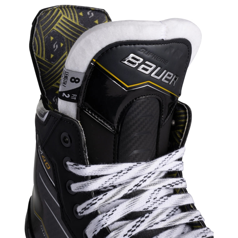 Bauer Supreme M40 Intermediate Ice Hockey Skates - High-Performance Skates for Youth & Adult Hockey Players - Perfect for Ice Rinks, Training, and Competitive Games