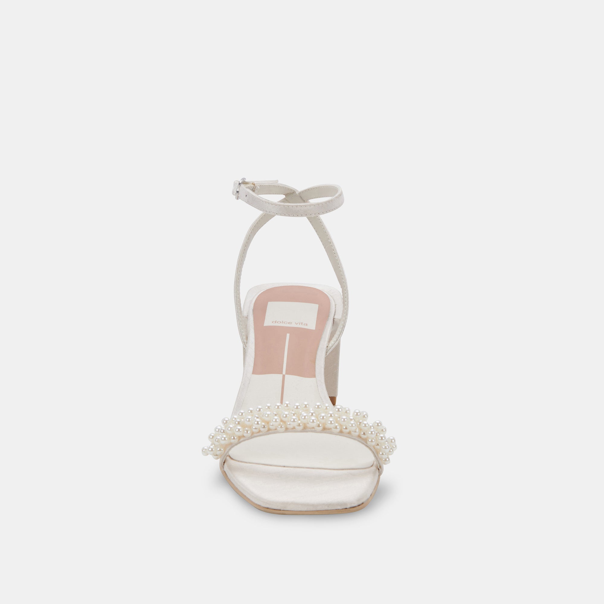 ZALIMA Women's Vanilla Pearl High Heels - Elegant Dress Shoes for Weddings, Parties & Special Occasions