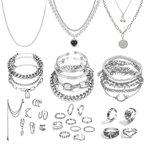36 Pcs Silver