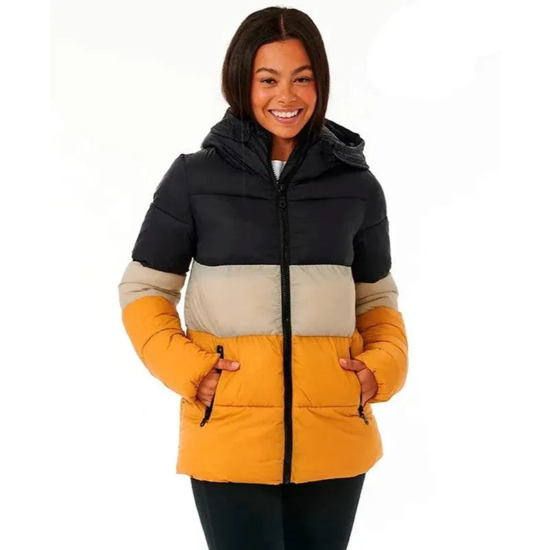 Rip Curl Anti Series Insulated Women's Mustard Winter Jacket – Warm Waterproof Snow Coat for Skiing, Hiking & Outdoor Adventures