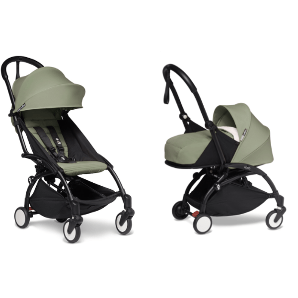 Stokke YOYO 3 Double Stroller with Bassinet & Toddler Seat - Lightweight Compact Travel Stroller for Twins or Siblings (Ages 0-4) | Perfect for City Walks, Air Travel & Everyday Use