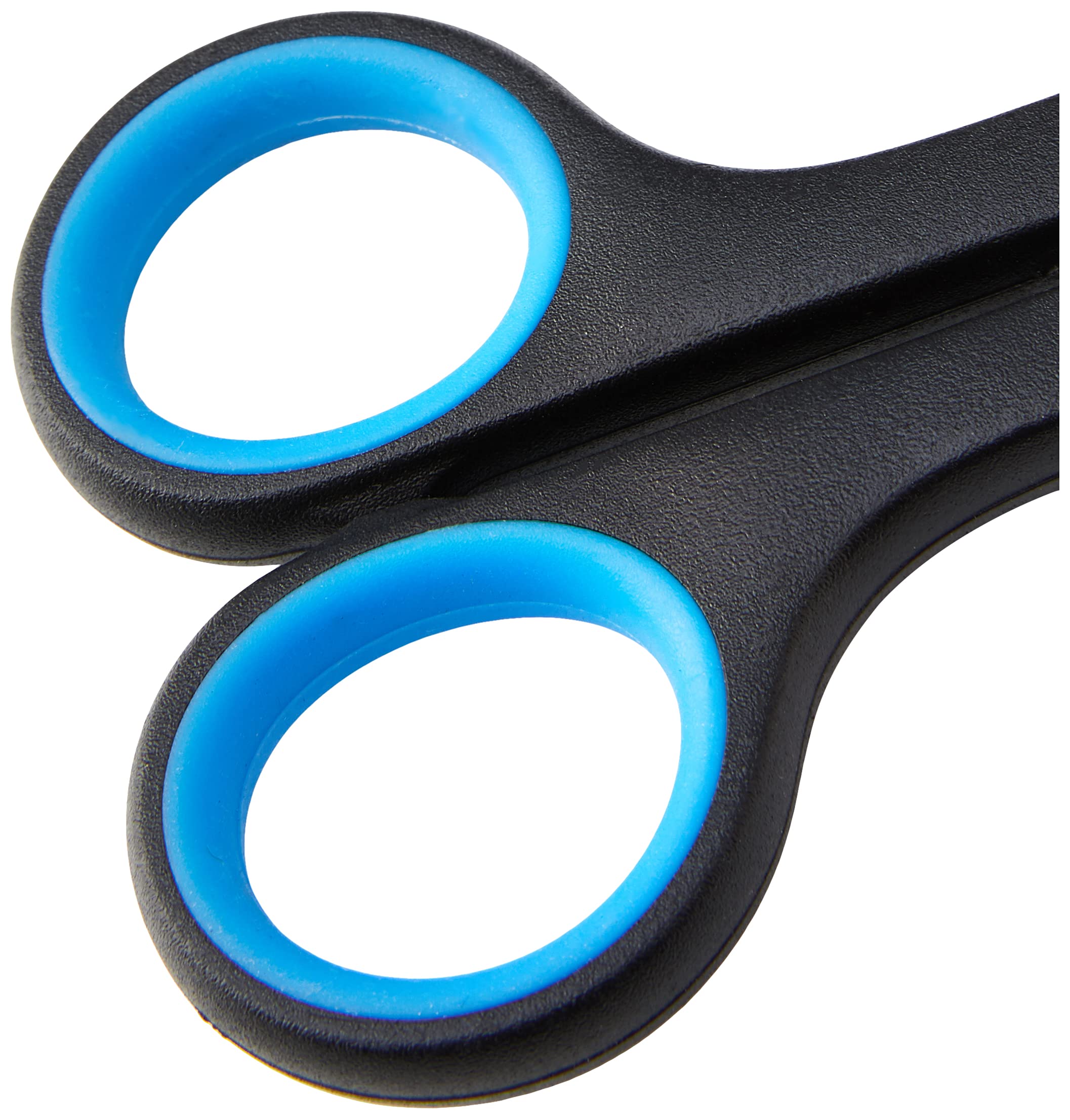 Westcott 5 Inch Left-Handed Soft Grip Scissors - Ergonomic Black/Blue Design for Crafting, Office, and School Use