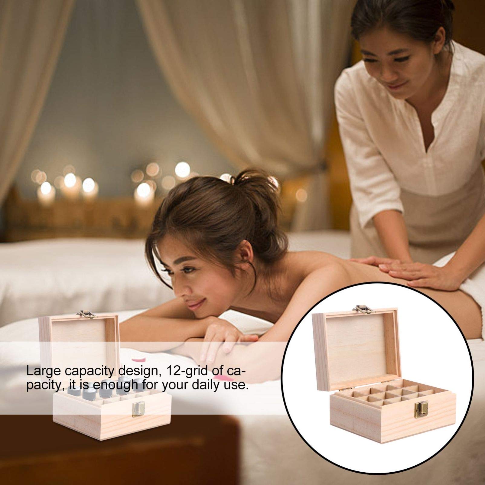 KESYOO Essential Oil Storage Box - Aromatherapy Bottle Organizer & Carrying Case for Travel - Perfect for Home, Spa, and Yoga Essential Oil Bottle Container