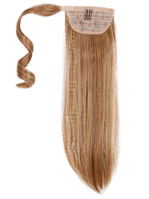 18-Textured Pony Hair Extensions for Women - Soft & Natural-Looking Clip-In Ponytail - Perfect for Cosplay, Parties & Everyday Styling