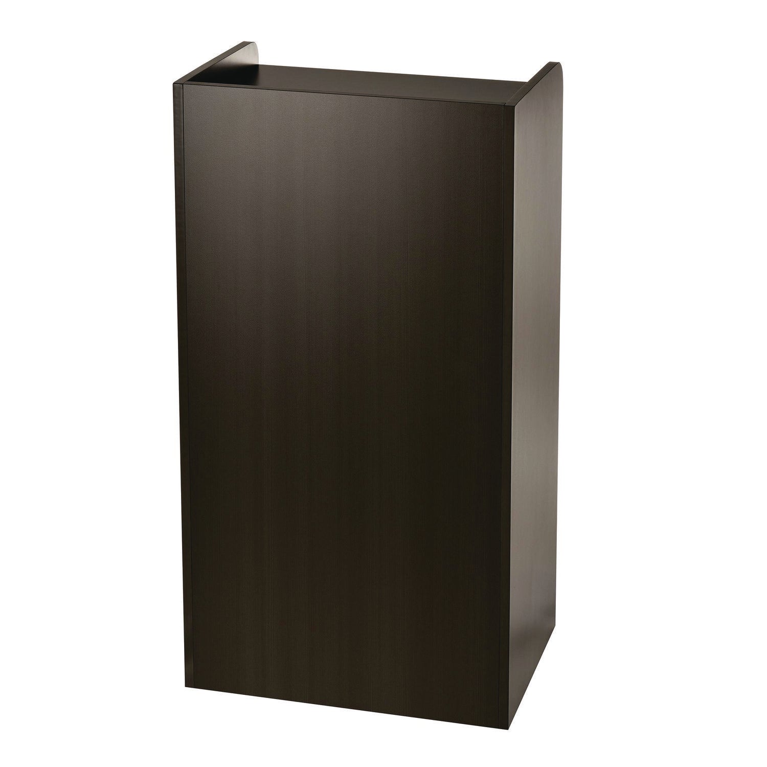 AdirOffice Wooden Mobile Podium with Storage Shelves - 22.44