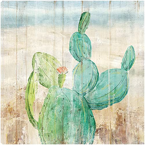 Cactus On Wood II