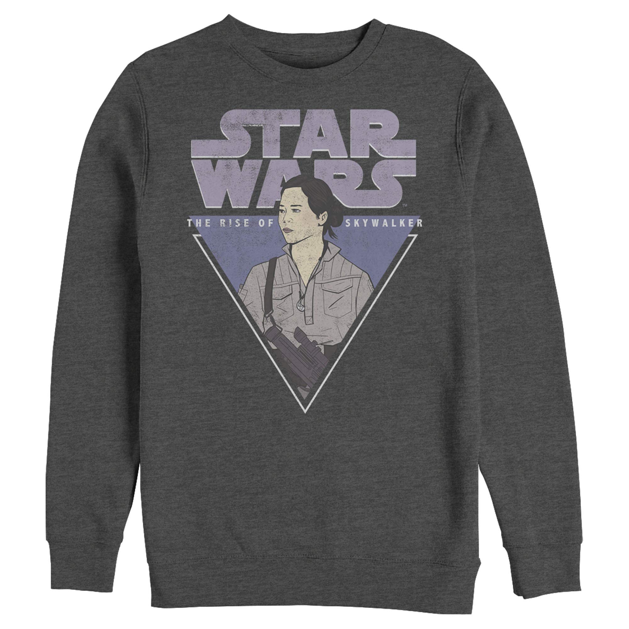 Men's Star Wars: The Rise of Skywalker Rose Triangle Sweatshirt | Official Licensed Hoodie | Perfect for Cosplay, Movie Nights & Star Wars Fans