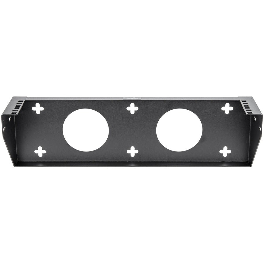 2U 19-Inch Steel Vertical Wall Mount Rack Bracket - Fully Assembled with Cage Nuts & Screws - Perfect for Server, Network & AV Equipment Installation