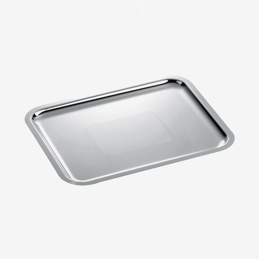Christofle Fidélio Rectangular Silver Plated Tray - Elegant Serving Tray for Dining, Entertaining & Home Decor | Perfect for Parties, Weddings & Gifts