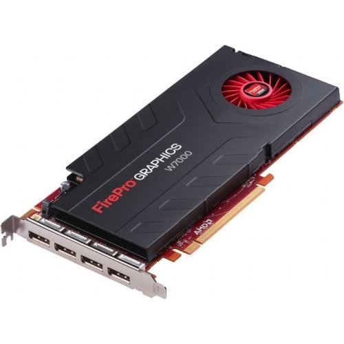 Sapphire FirePro W7000 4GB GDDR5 PCIe 3.0 Graphics Card - 950MHz Core Clock, 4096x2160 Resolution, CrossFire Pro, Fan Cooler - Ideal for Professional 3D Modeling, CAD Design & High-End Gaming