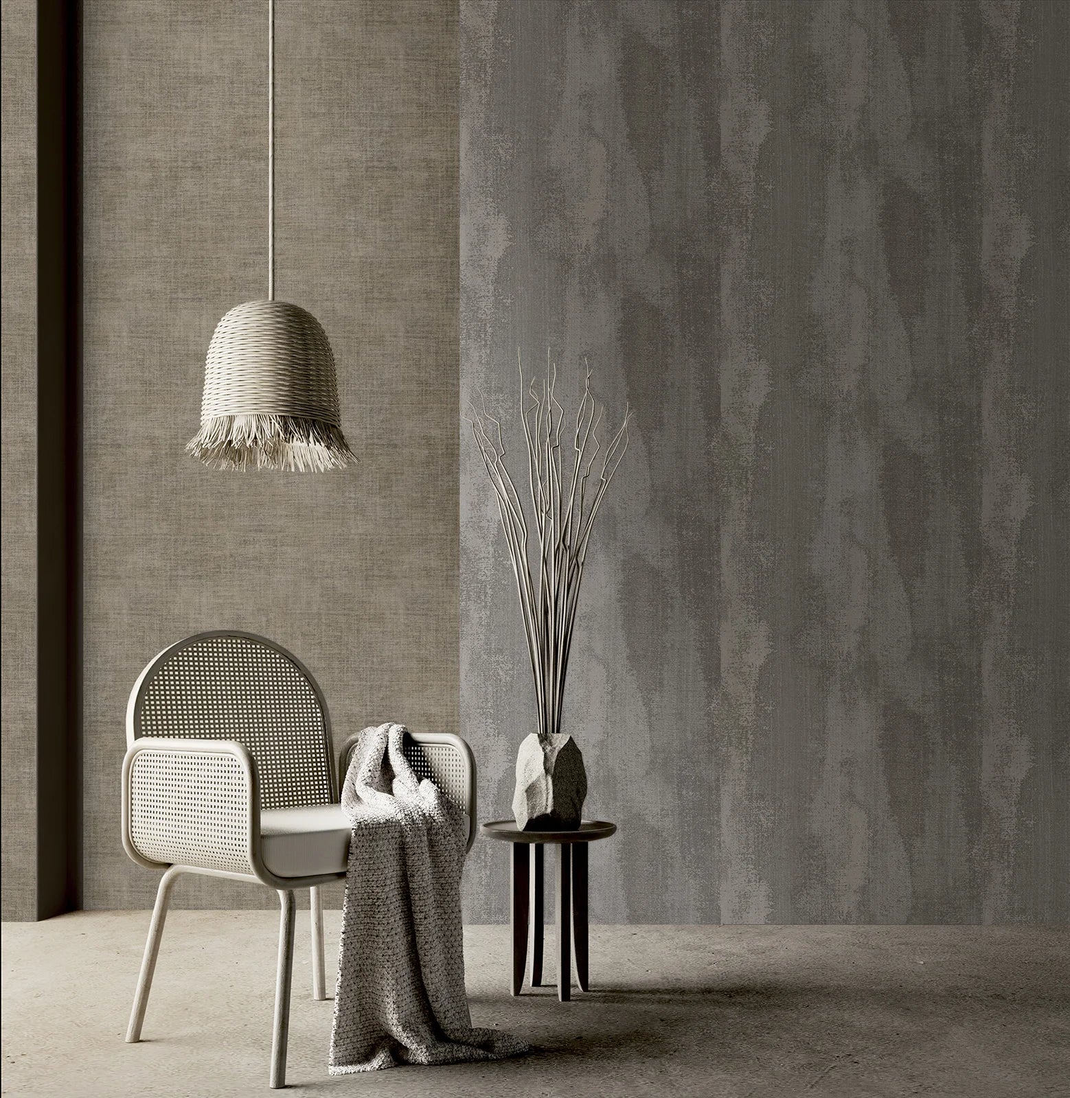 Textum Brushed Hues - Premium Textured Wallpaper for Modern Home & Office Decor | Perfect for Living Rooms, Bedrooms, and Commercial Spaces
