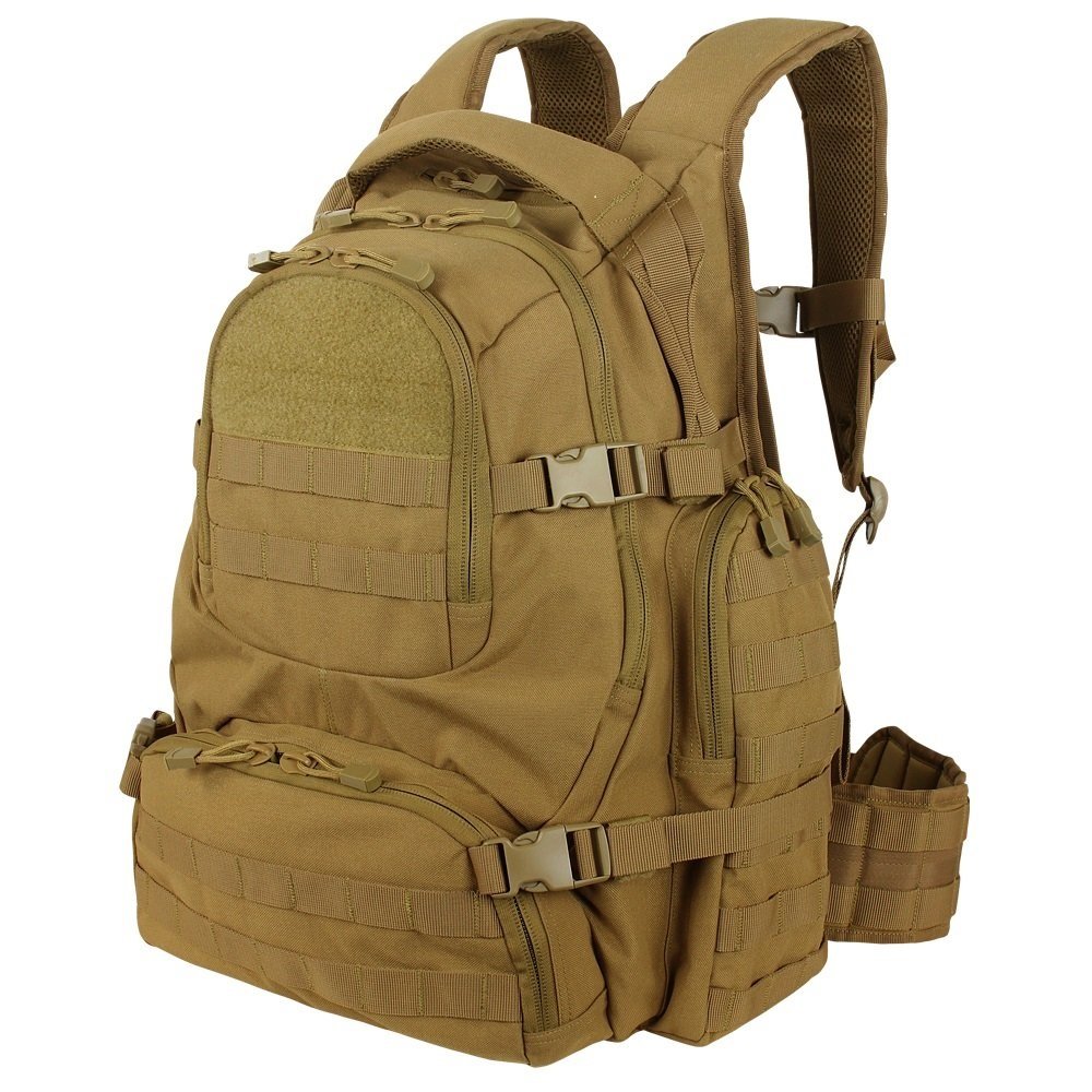 Condor 147-498 Urban Go Backpack - Tactical Coyote Brown Hiking Backpack for Men & Women - Perfect for Outdoor Adventures, Travel & Daily Commute