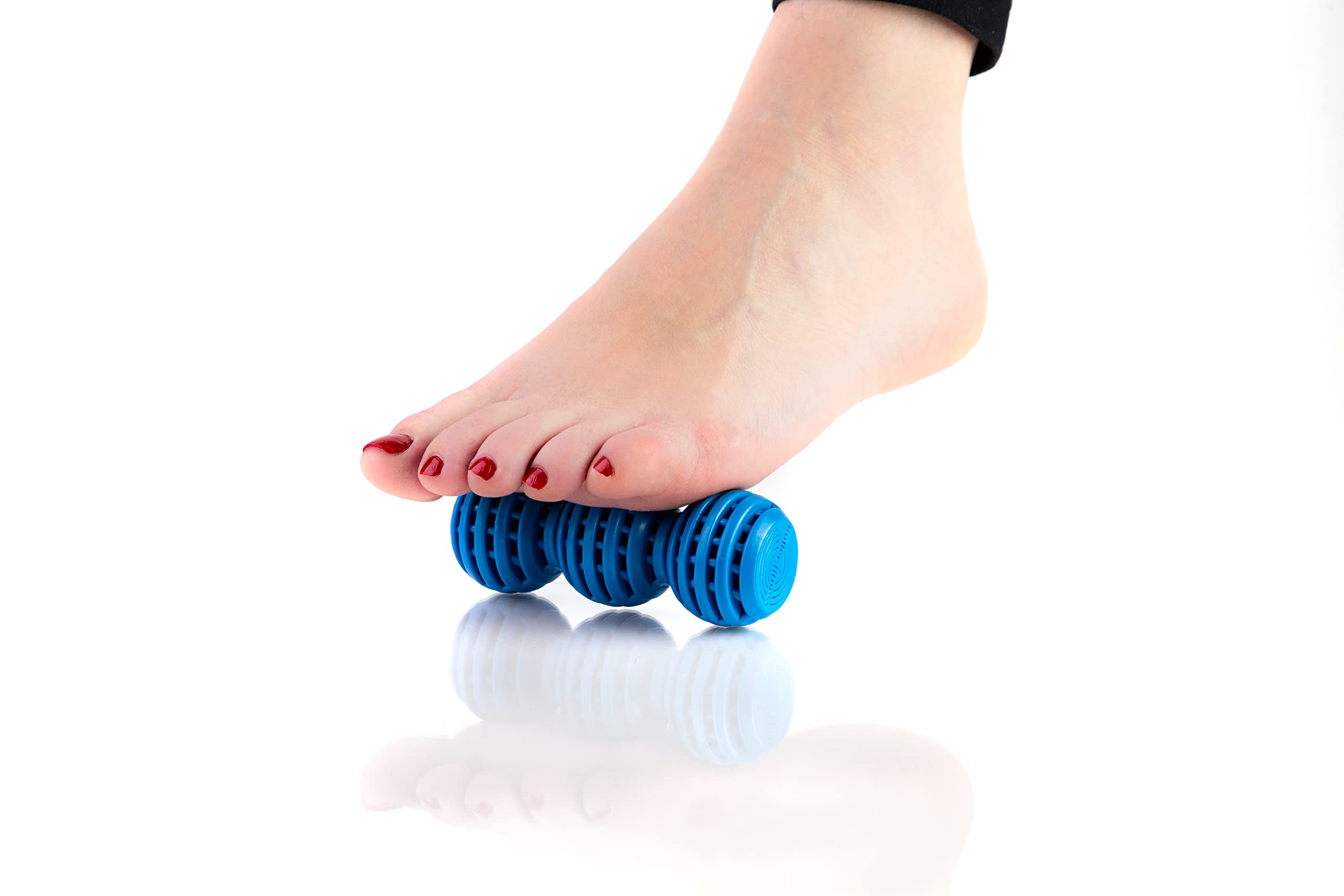 Mini Foot Massage Roller for Plantar Fasciitis Relief - 5 Inch Portable Foot Massager for Travel, Extra Firm Deep Tissue Massage to Relieve Foot Pain & Muscle Knots - Perfect for Athletes, Office Workers & Post-Workout Recovery