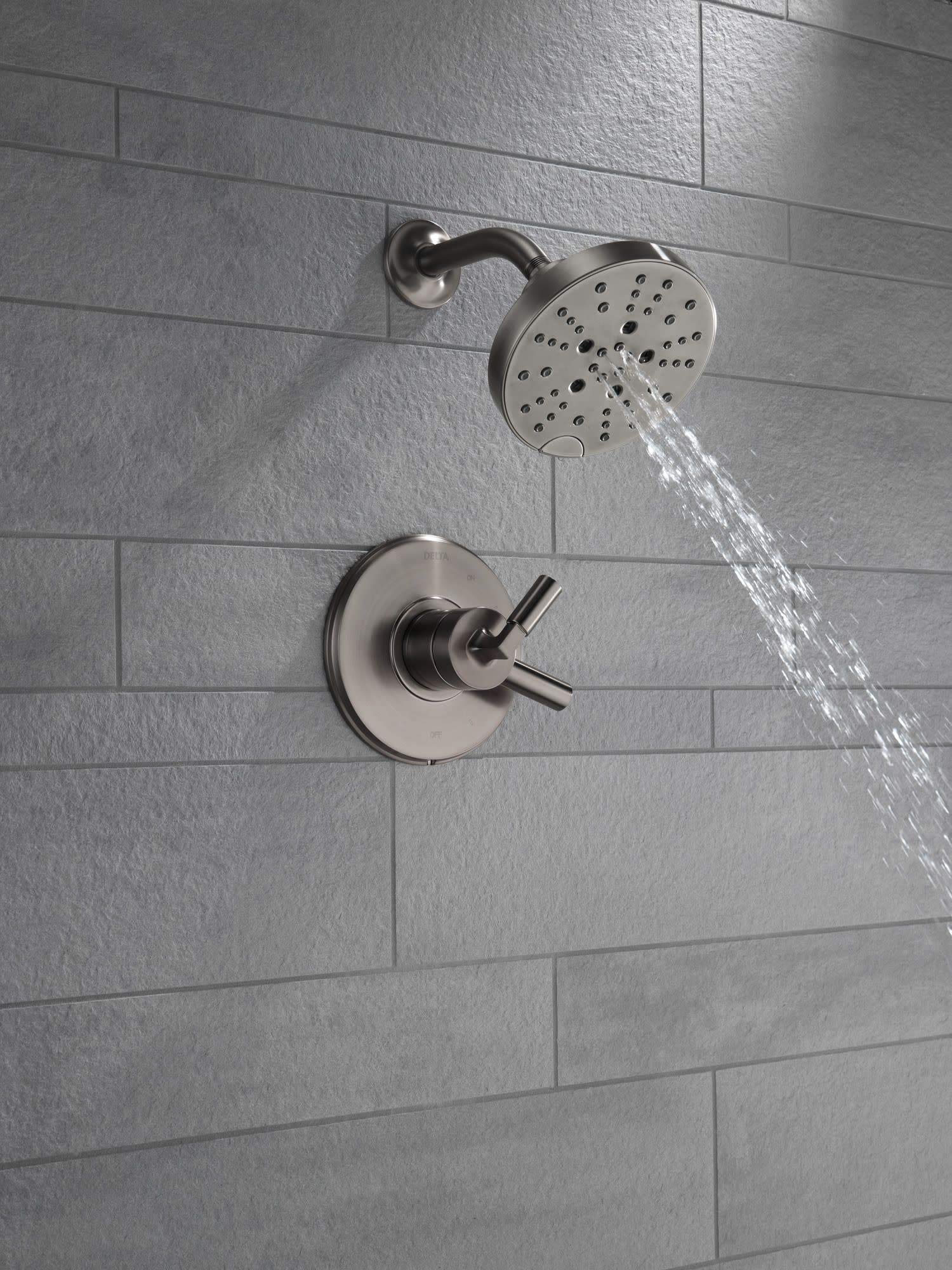 Delta T17248 Shower Only Faucet - Chrome Finish, Single Handle, Water-Saving Design for Bathroom & Shower Renovation - Perfect for Modern Homes & Apartments
