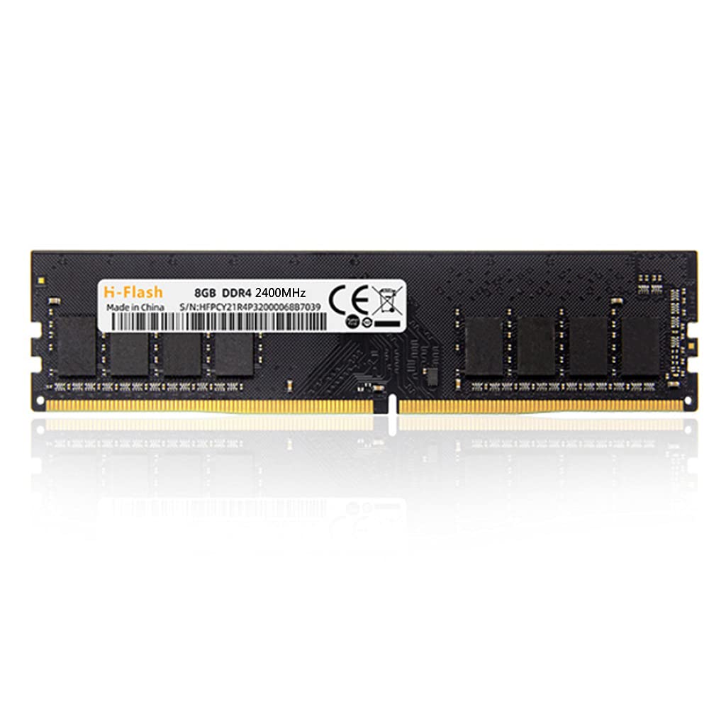HOOLRZI 8GB DDR4 288-Pin RAM 1.5V Desktop Memory Module - 2133MHz/2400MHz/2666MHz/3200MHz for PC Gaming, Workstation & Home Office Computer Upgrades