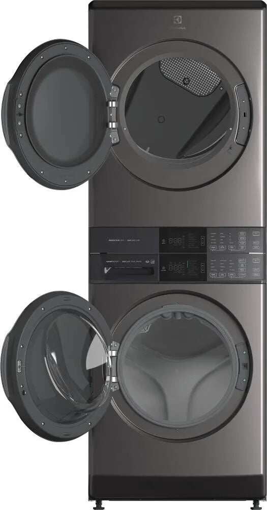 Electrolux ELTG7600AT 4.5 Cu. Ft. Front Load Washer & Gas Dryer Combo with SmartBoost & LuxCare Dry Technology in Titanium - Perfect for Laundry Rooms & Smart Homes