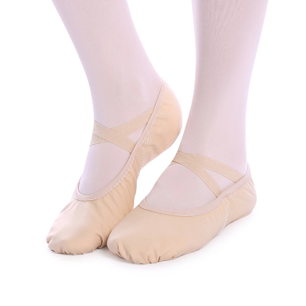 Women's Ballet Shoes for Dance & Yoga - Soft Canvas Ballet Slippers for Women & Girls - Perfect for Ballet Class, Yoga Practice & Dance Performances