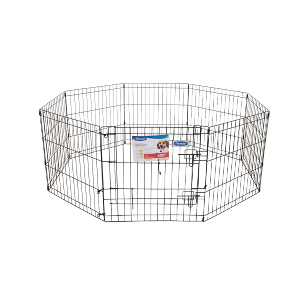 Petmate Exercise Pen for Dogs & Puppies - Portable Playpen for Indoor & Outdoor Use - Great for Training, Playtime, and Travel