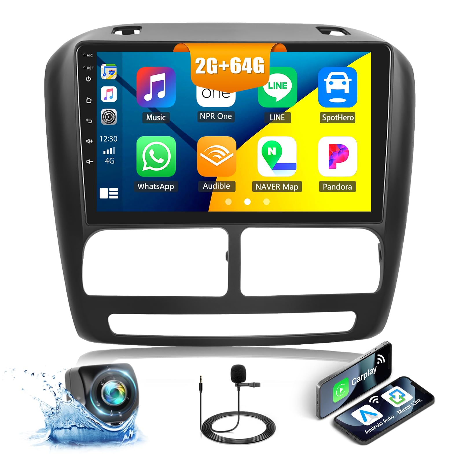 2G+64G Android 13 Car Stereo for Opel Vauxhall Combo & Fiat Doblo | 9