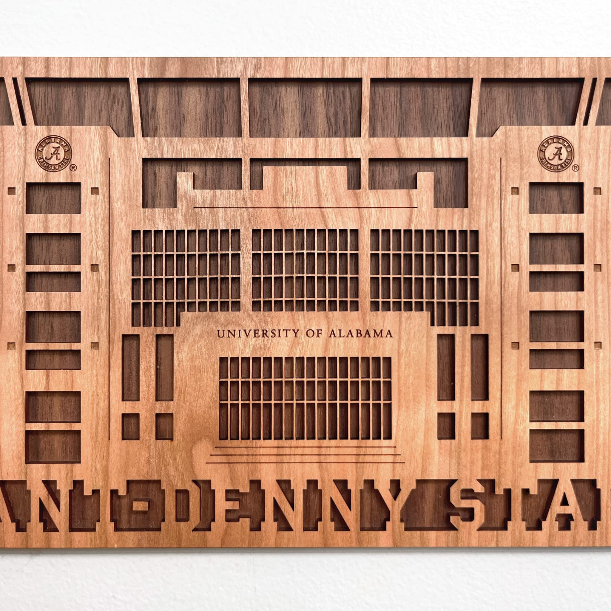 Official University of Alabama Crimson Tide Bryant-Denny Stadium Wall Art - NCAA Football Licensed Large Hanging Decor for Man Cave, Bar, Game Room, Dorm, Office & Apartment | Perfect for Alabama Fans & College Football Enthusiasts
