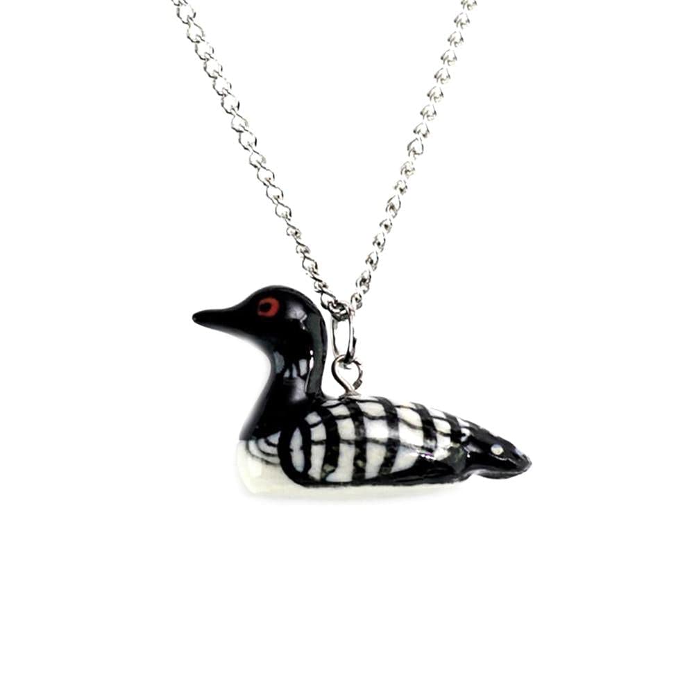 Elegant Porcelain Pendant Necklace - Perfect Birthday Gift for Women | Jewelry Loon Collection | Ideal for Anniversaries, Parties & Special Occasions