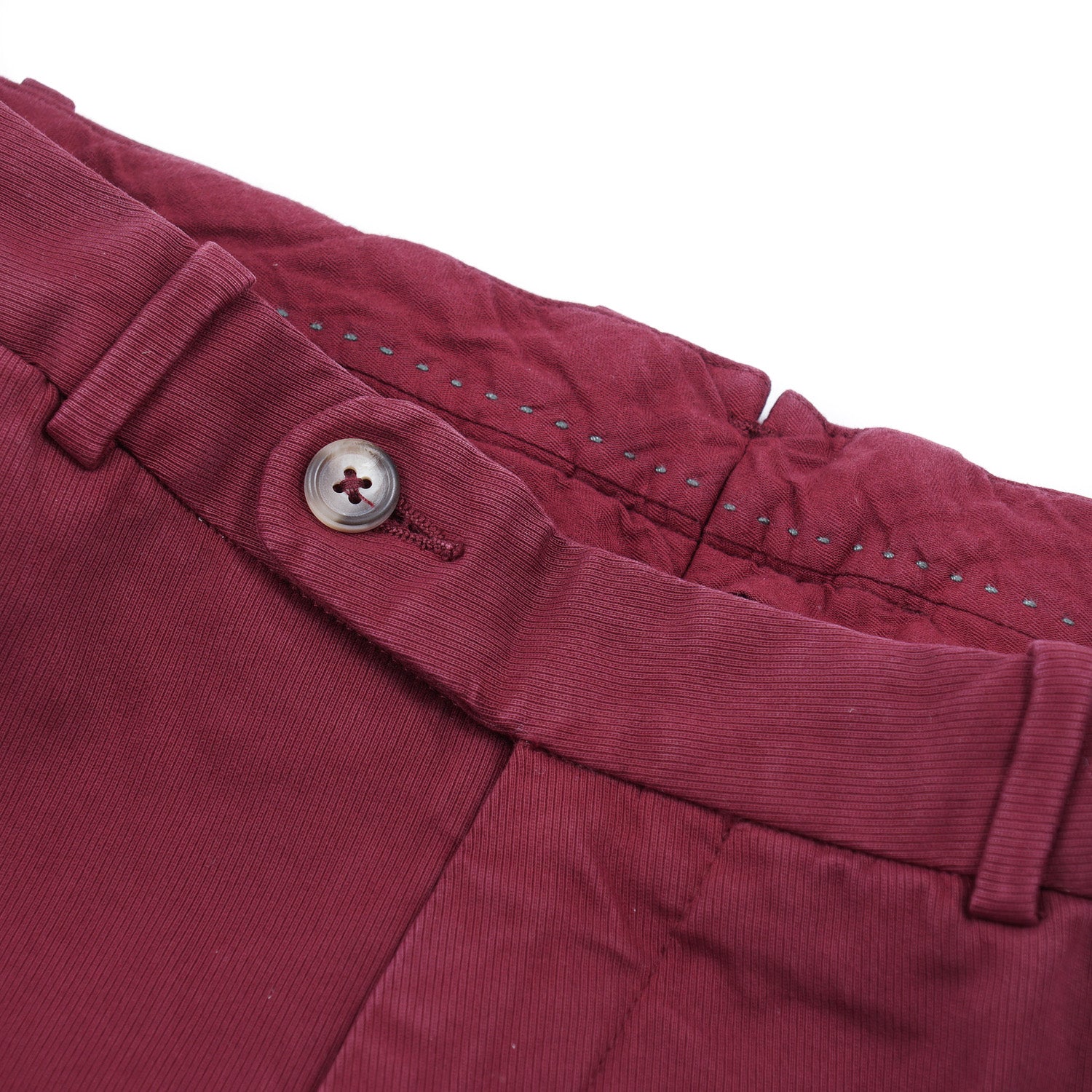 Luigi Borrelli Men's Slim Fit Cotton Dress Pants - Comfortable & Stylish for Office, Business Casual & Formal Occasions