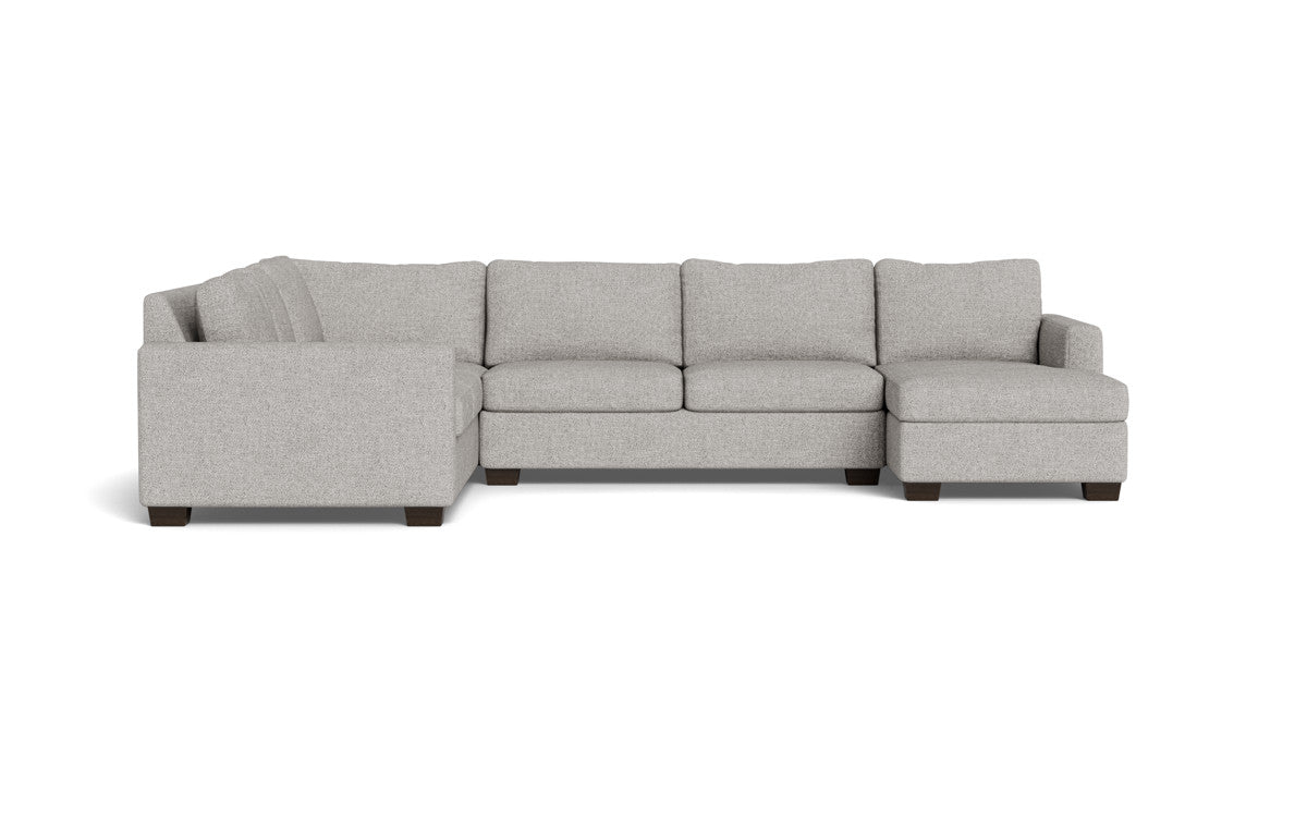 Track 141 Modern L-Shaped Sectional Sofa with Right Chaise Lounge - Perfect for Living Room, Home Theater & Family Gatherings
