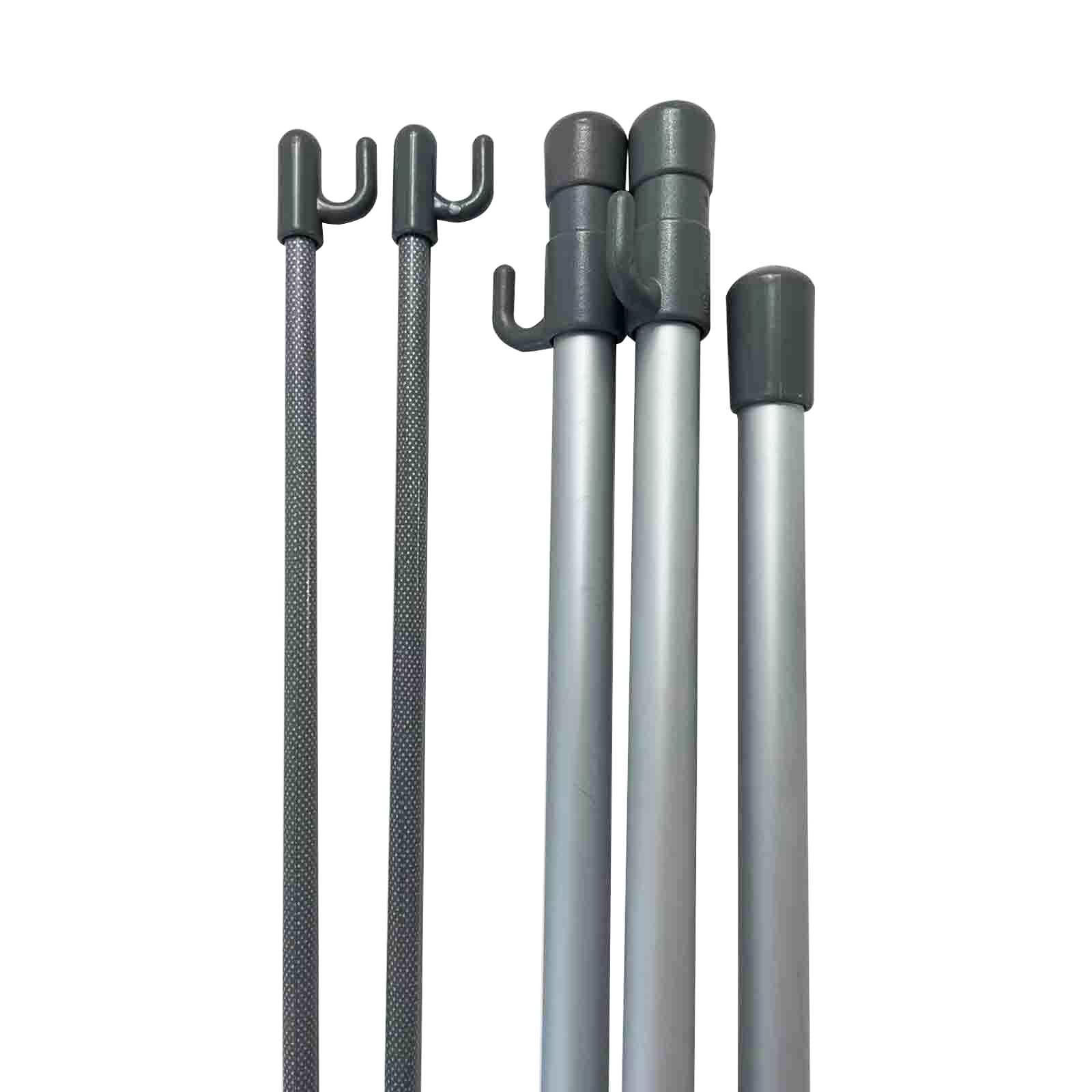 2.5'x6.5' Adjustable X Banner Stand (2 Pack) - Portable Trade Show Display with Carrying Bag - Ideal for Business Events, Retail Stores & Conventions