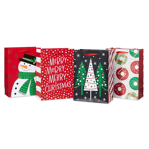 MED XMAS BAG BUNDLE RED GRN 4CT