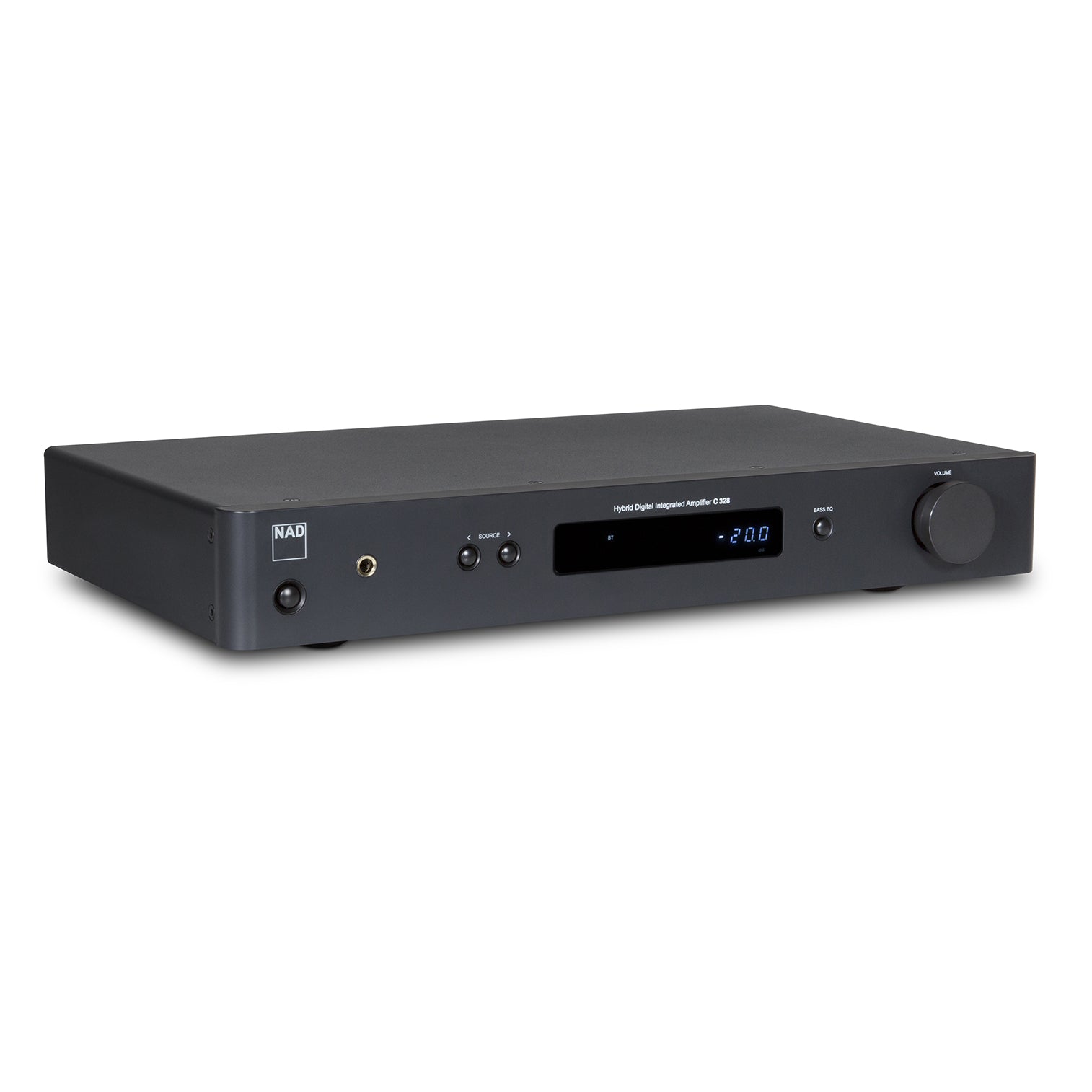 NAD C328 Hybrid Digital DAC Amplifier - High-Fidelity Stereo Receiver with Bluetooth, USB & Phono Inputs for Home Audio & Vinyl Record Players | Perfect for Living Room, Office & Music Studio Setup
