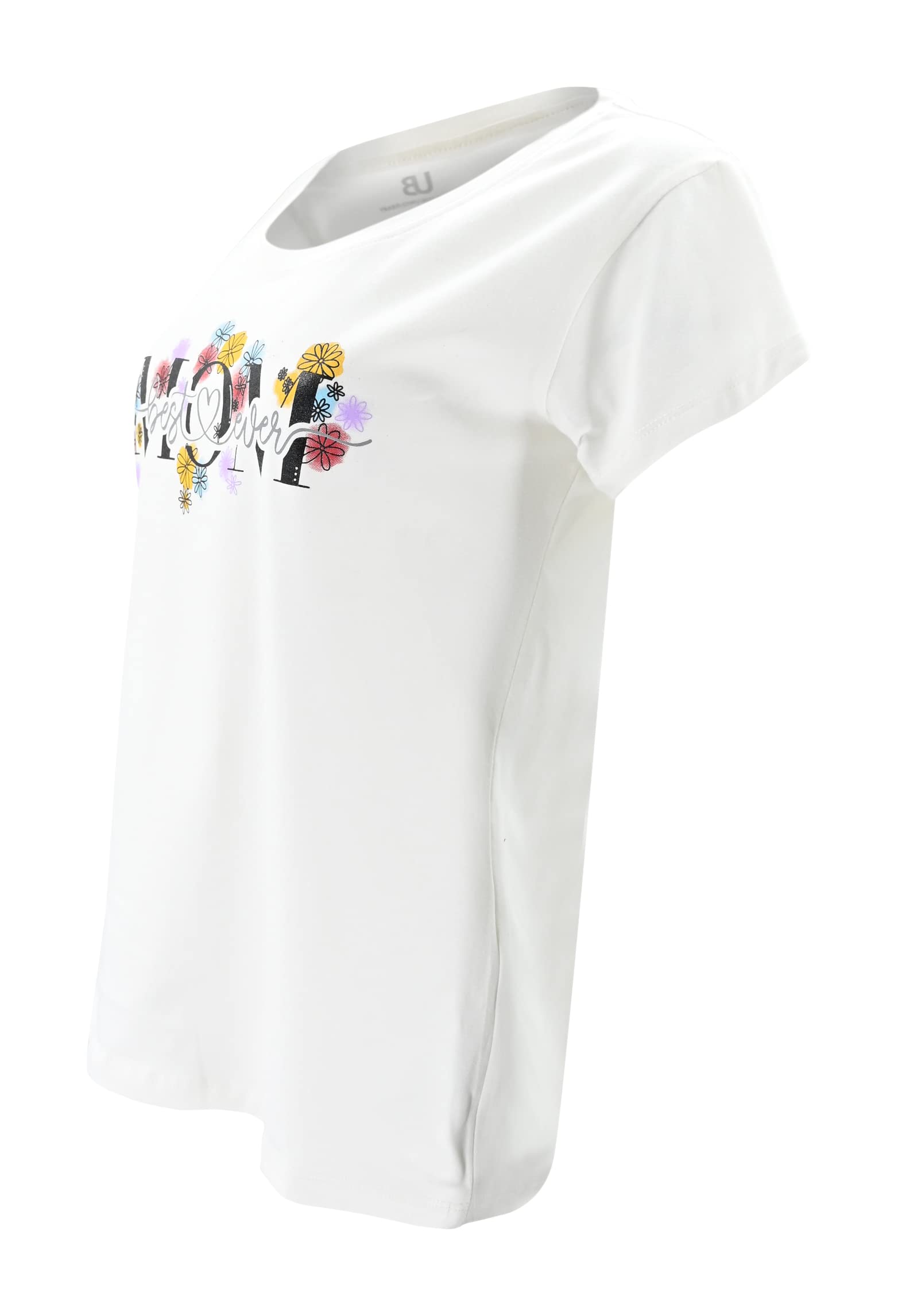 Women's Floral Print Short Sleeve T-Shirt - Perfect for Mother's Day, Easter & Spring/Summer Holidays - Casual Outfit for Brunch, Church & Family Gatherings