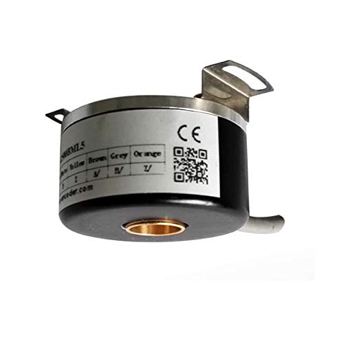 44mm OD 8mm Aperture Hollow Shaft Rotary Encoder 1000P/R Push-Pull Output - Precision Motion Control for CNC, Robotics & Industrial Automation