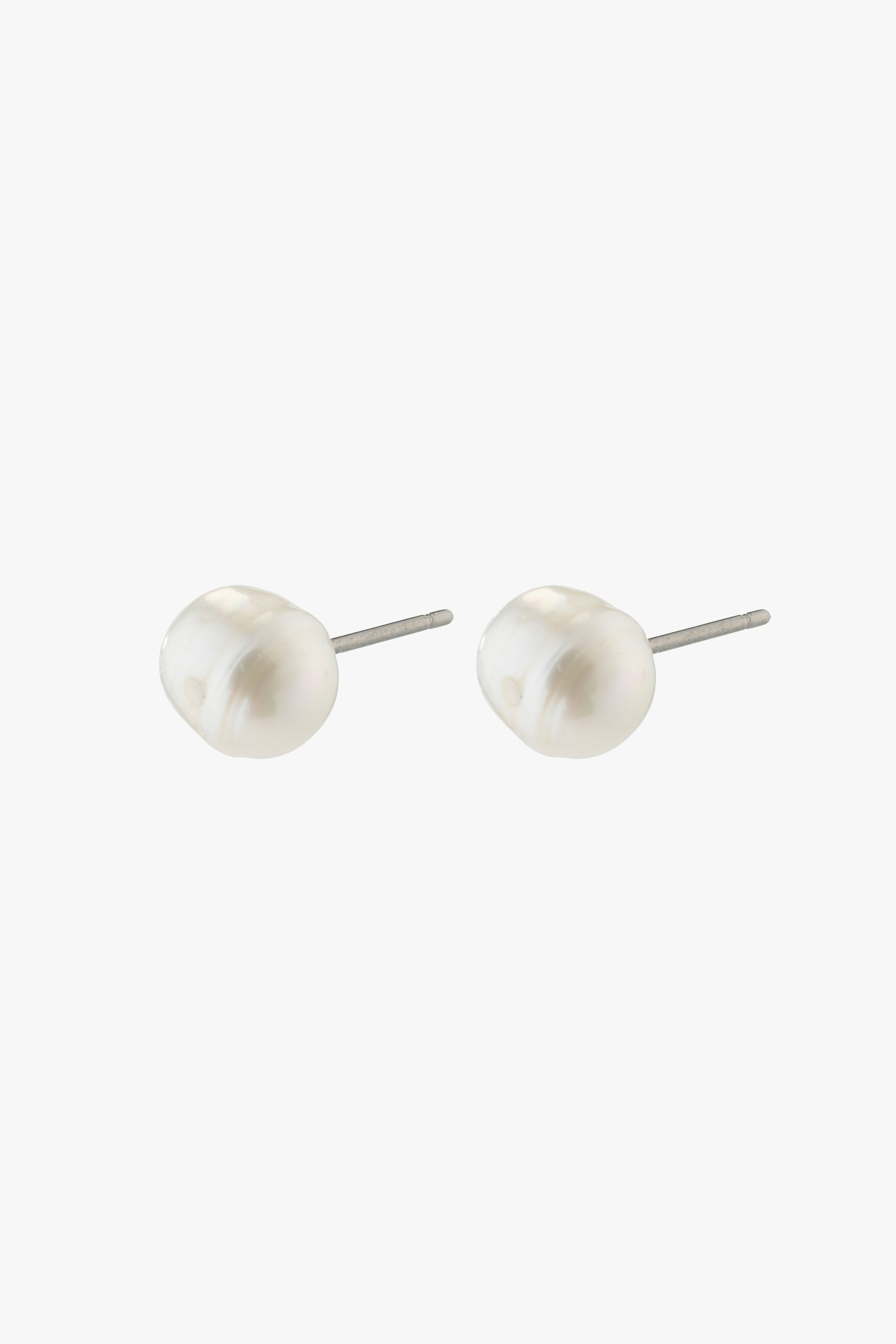Emory Freshwater Pearl Stud Earrings - 14K Gold Plated Elegant Jewelry for Women - Perfect for Weddings, Parties & Everyday Wear