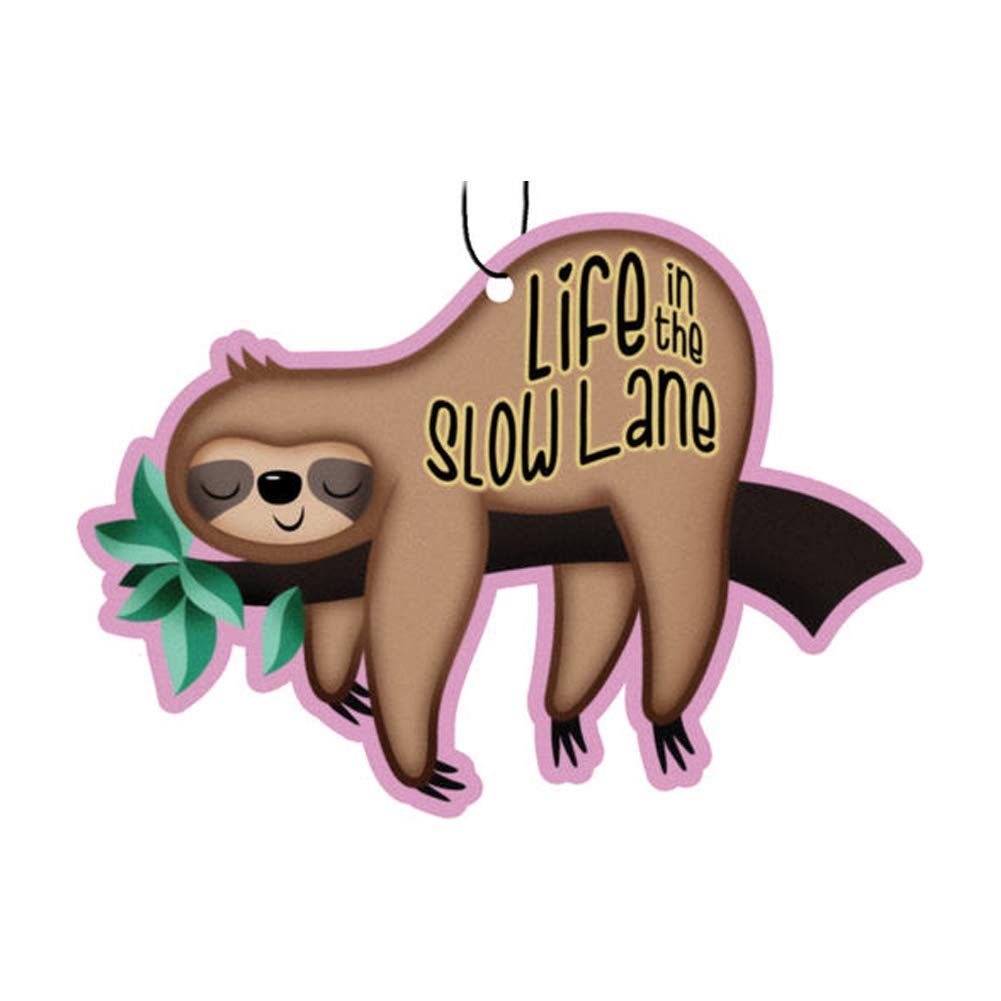 Premium Sloth Car Air Freshener - Natural Bamboo Charcoal Odor Eliminator for Home & Office | Cute Sloth-Shaped Air Purifier for Cars, Bathrooms & Closets
