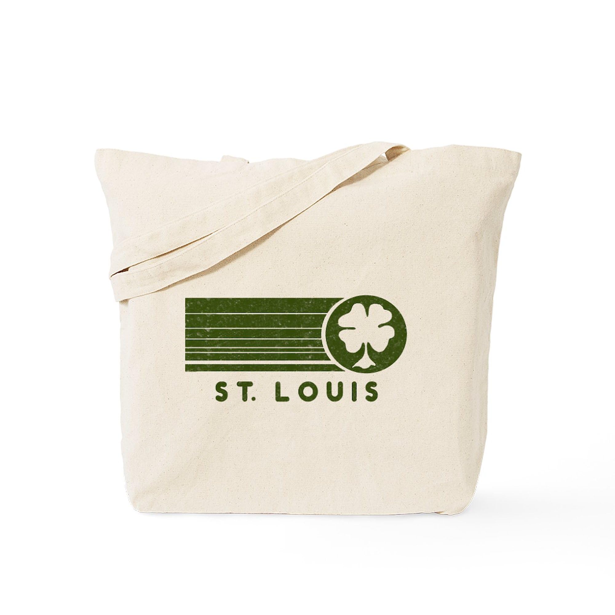 St. Louis Irish Tote Bag - Natural Canvas Reusable Grocery Shopping Bag for Women & Men | Eco-Friendly Grocery Hauler, Farmers Market Tote, Beach Bag & Everyday Carry