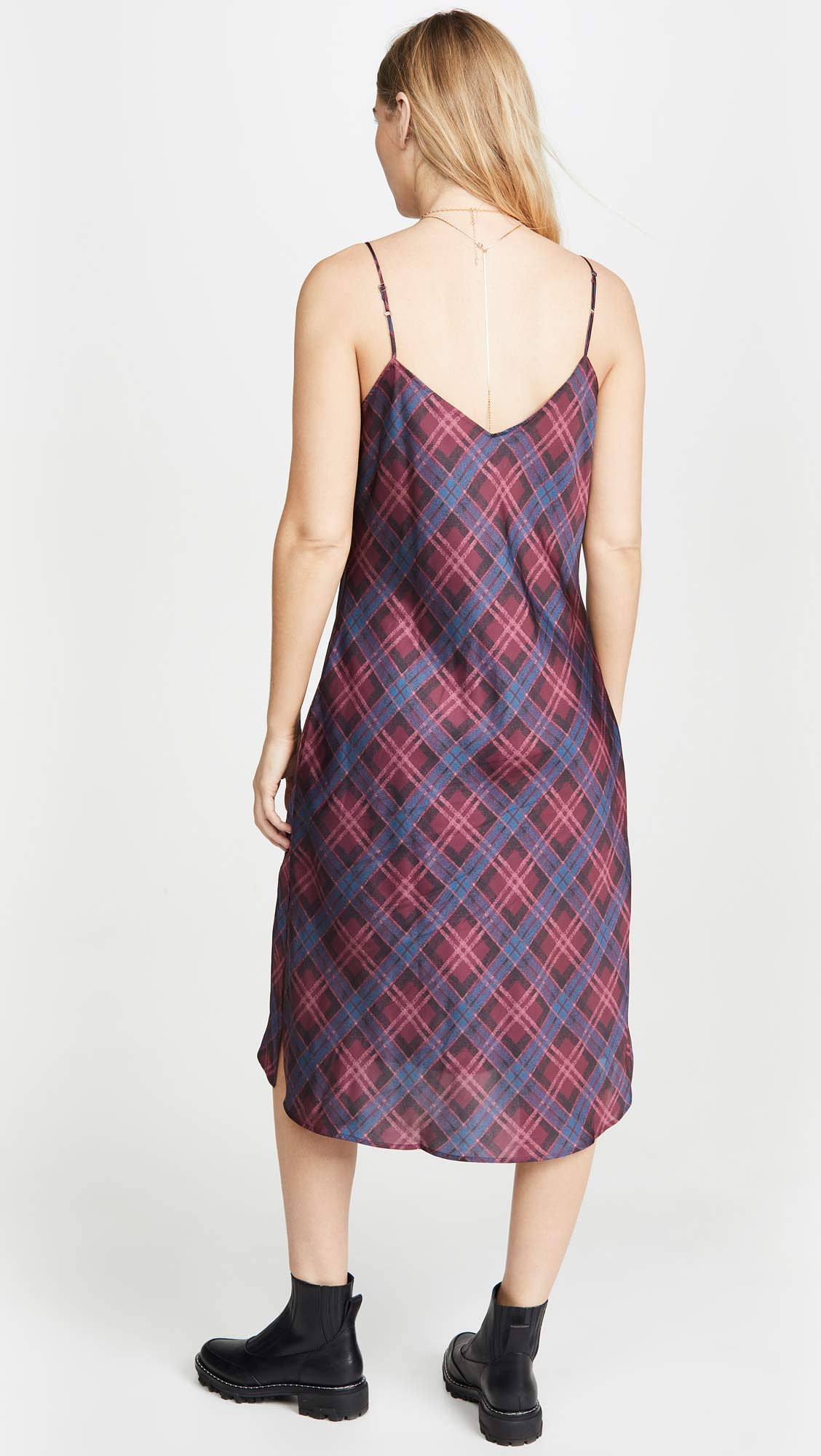 PAIGE Women's Cicely Dress - Flowy Midi Dress with V-Neck & Short Sleeves | Perfect for Summer, Office Wear & Special Occasions