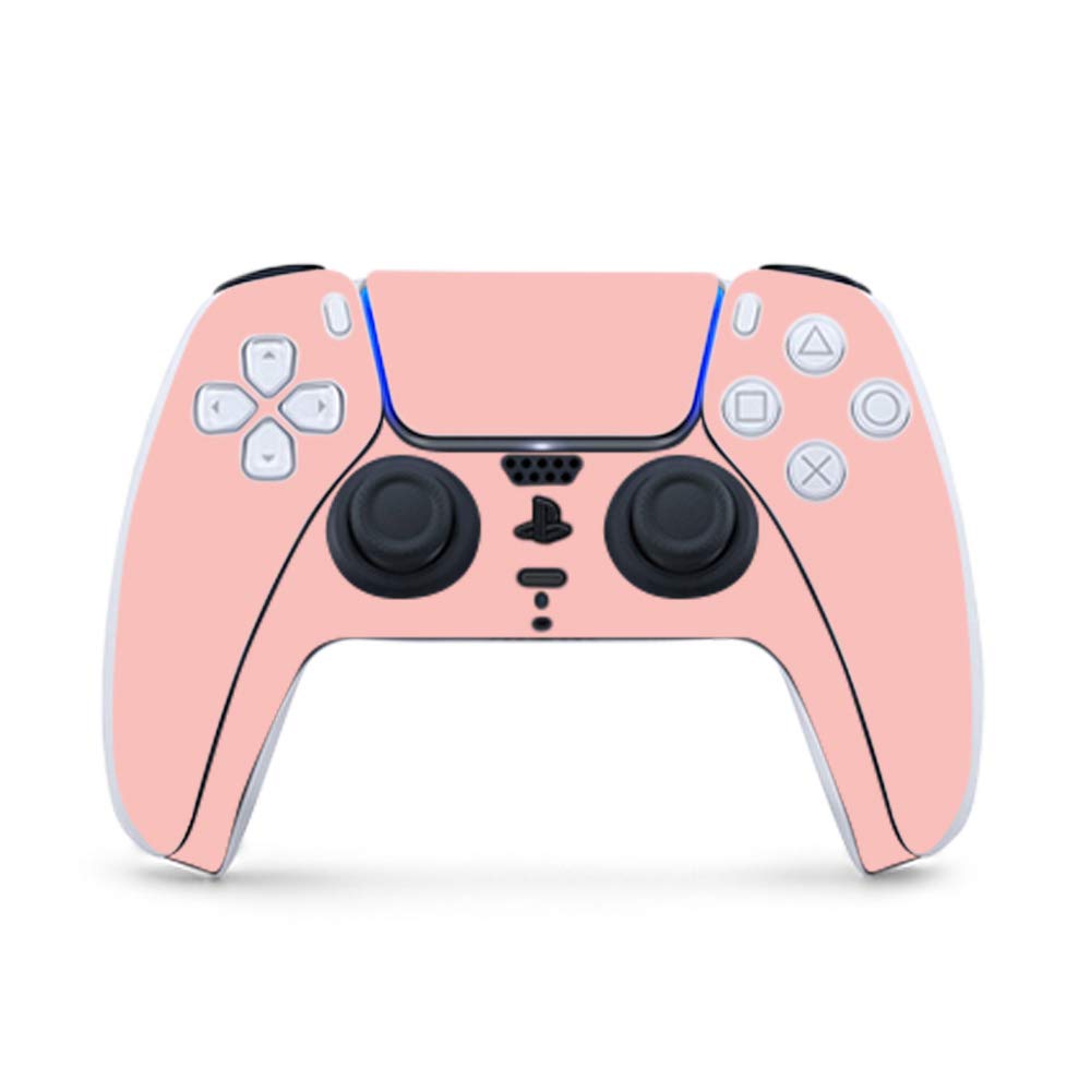 MightySkins PS5 Controller Skin - Solid Blush Vinyl Decal Wrap Cover | Protective & Durable Custom Design | Easy to Apply & Remove | Made in USA | Perfect for Gaming, Gift Giving & Personalizing Your PlayStation 5 Controller
