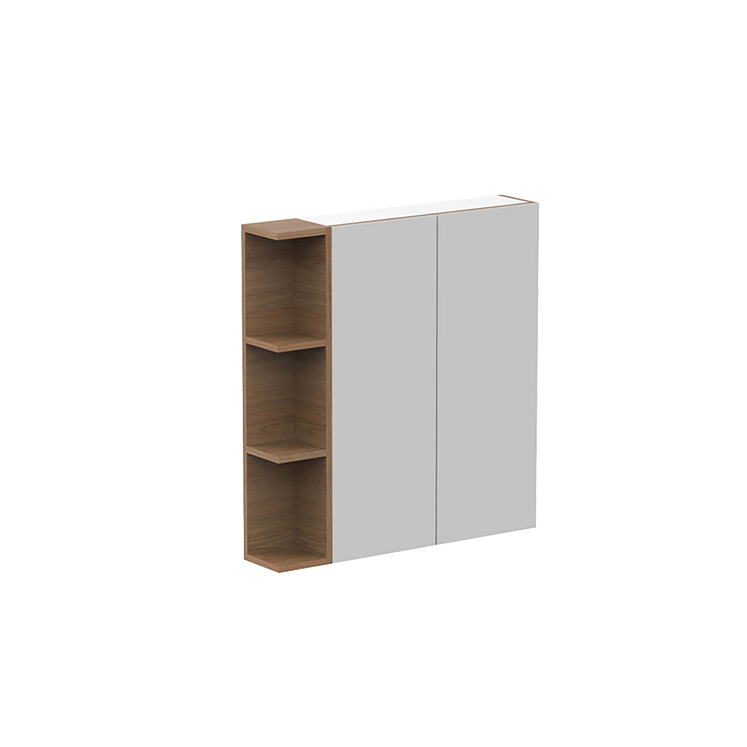 ADP Glacier Lite Shelf Shaving Cabinet - Wall Mounted Bathroom Storage Organizer for Razors & Toiletries | Perfect for Small Spaces & Modern Bathroom Decor